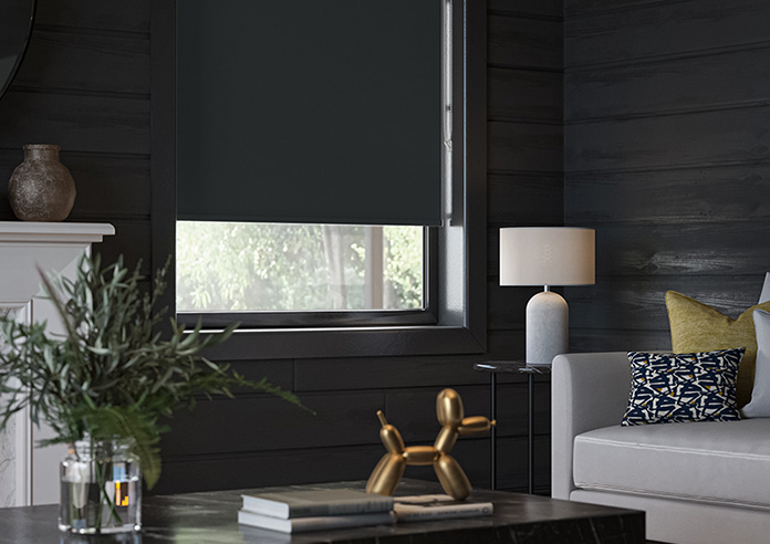 Rimini (Blackout), Black - Twist&Fit Roller Blind - Image 5